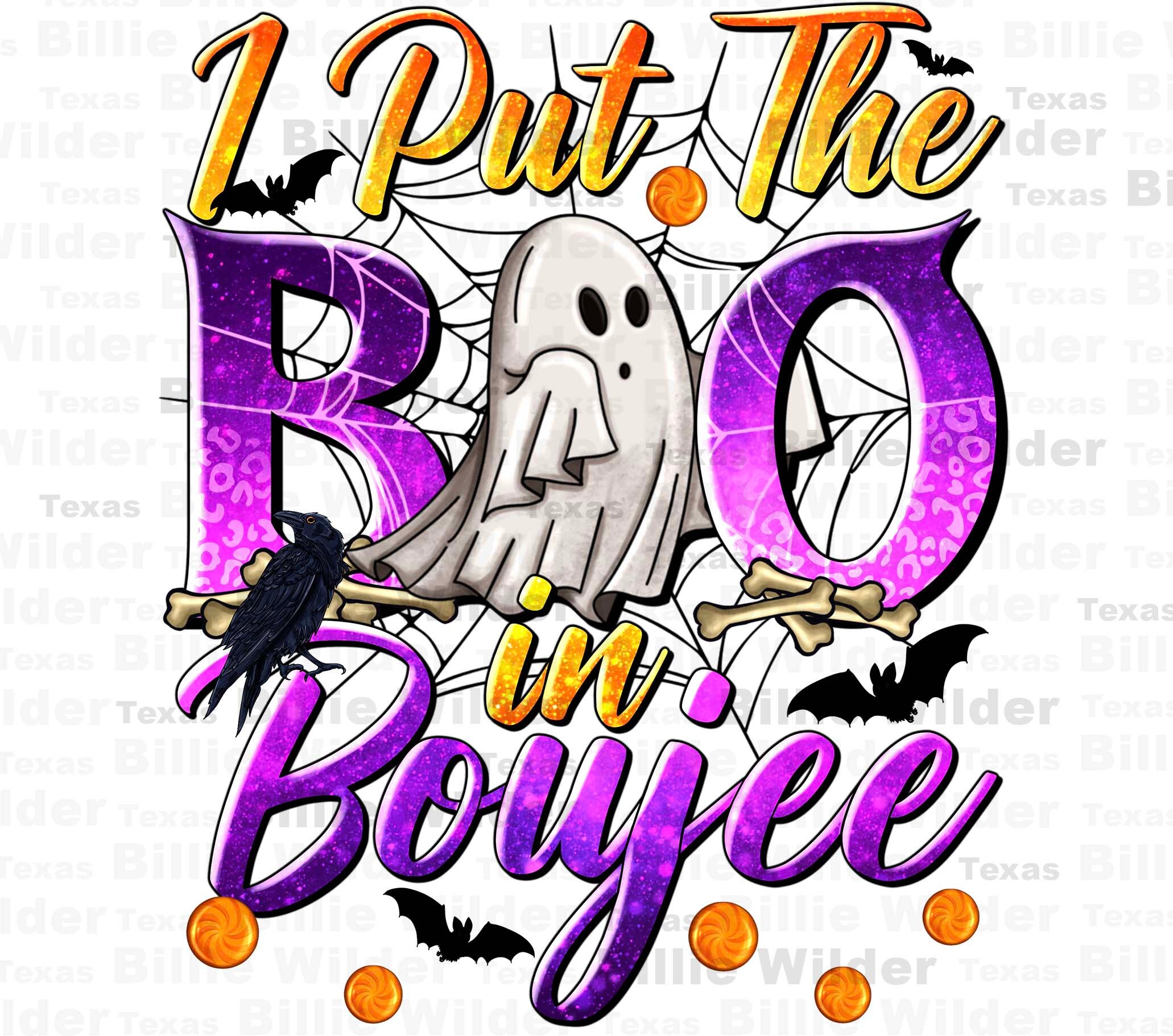 I put the boo in boujee png sublimation design download, Happy Halloween png, spooky season png, Halloween ghost png, designs download