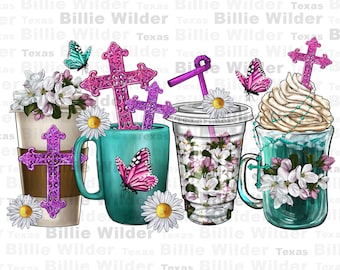 Benditas tazas de café png descarga de diseño de sublimación, png cristiano, tazas de café png, diseño cruzado png, descarga de diseños sublimados