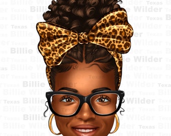 Afro woman messy bun png sublimation design download, afro woman png, messy bun png, Messy bun woman png, sublimate designs download