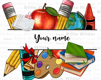 Personalized Teacher png sublimation design download, Teacher's Day png, custom name Teacher png, sublimate designs download