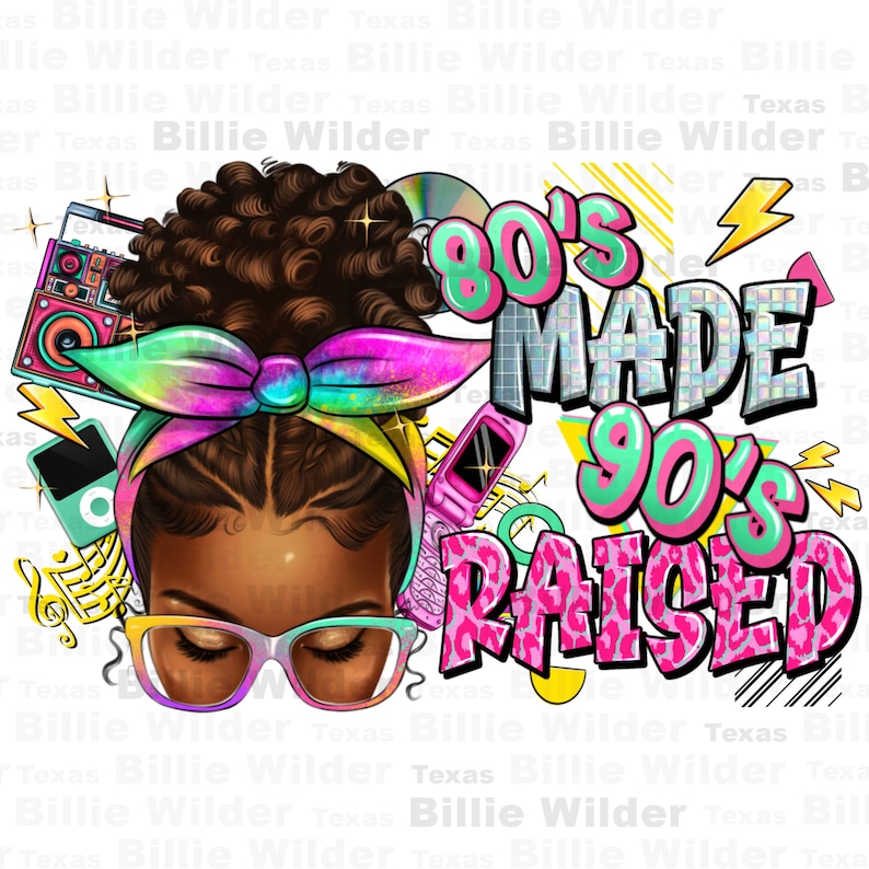 90-tals babe afro-knut med sublimering png för nedladdning, svart knut med rörig hår png, 90-tals png, retro 90-tals png, 90-talsvibbar png, sublimerad nedladdning bild 1