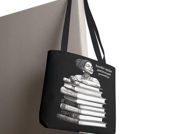 Lover of Books Tote Bag: African American Readers, Teachers, Librarians