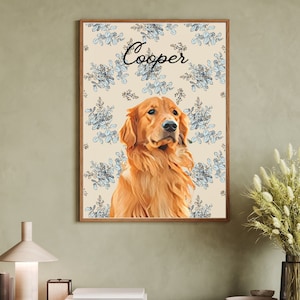 Custom Digital Pet Portraits Using Pet Photo Personalized Digital Dog Portraits Cat Portraits Custom Dog Portraits Custom Pet Art Drawing