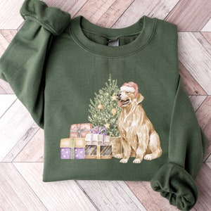 Golden Retriever Christmas,  Golden Retriever Christmas Sweatshirt, Golden Retriever, Golden Retriever Christmas Shirt,Christmas Dog sweater