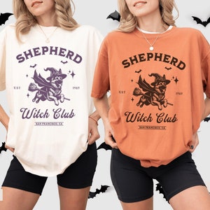 German Shepherd Witch Club Shirt, German Shepherd shirt, German Shepherd Halloween, German Shepherd Gift, German Shepherd, dog halloween