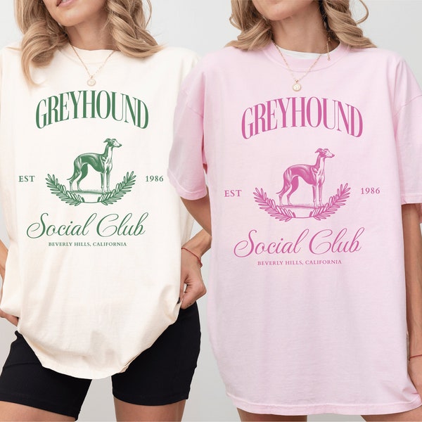 Italian Greyhound Social Club Shirt, Greyhound, Greyhound Dog mom, Greyhound gift, Italian Greyhound, Greyhound Shirt, Greyhound gifts