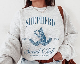 German Shepherd Martini Social Club Sweatshirt, German Shepherd sweatshirt, German Shepherd, German Shepherd Gift, German Shepherd mom