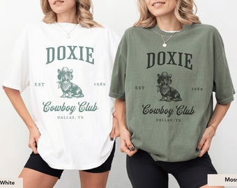 Doxie Cowboy Club Shirt, Dachshund, Doxie Mama Shirt, Dachshund Shirt, Dachshund Gift, Dachshund Shirt, sausage dog, Doxie, Doxie mom