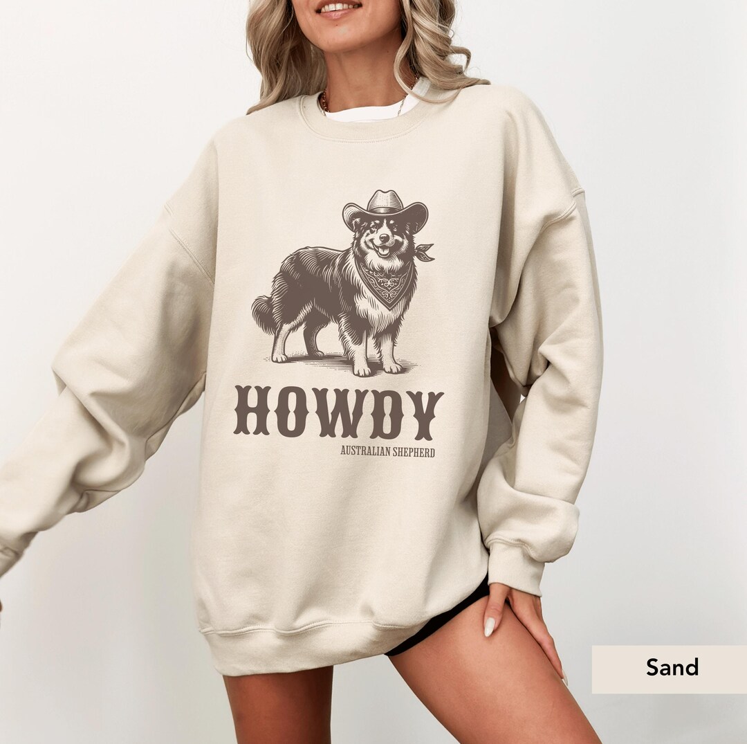 Australian Shepherd Aussie Cowboy UFO Hoodie