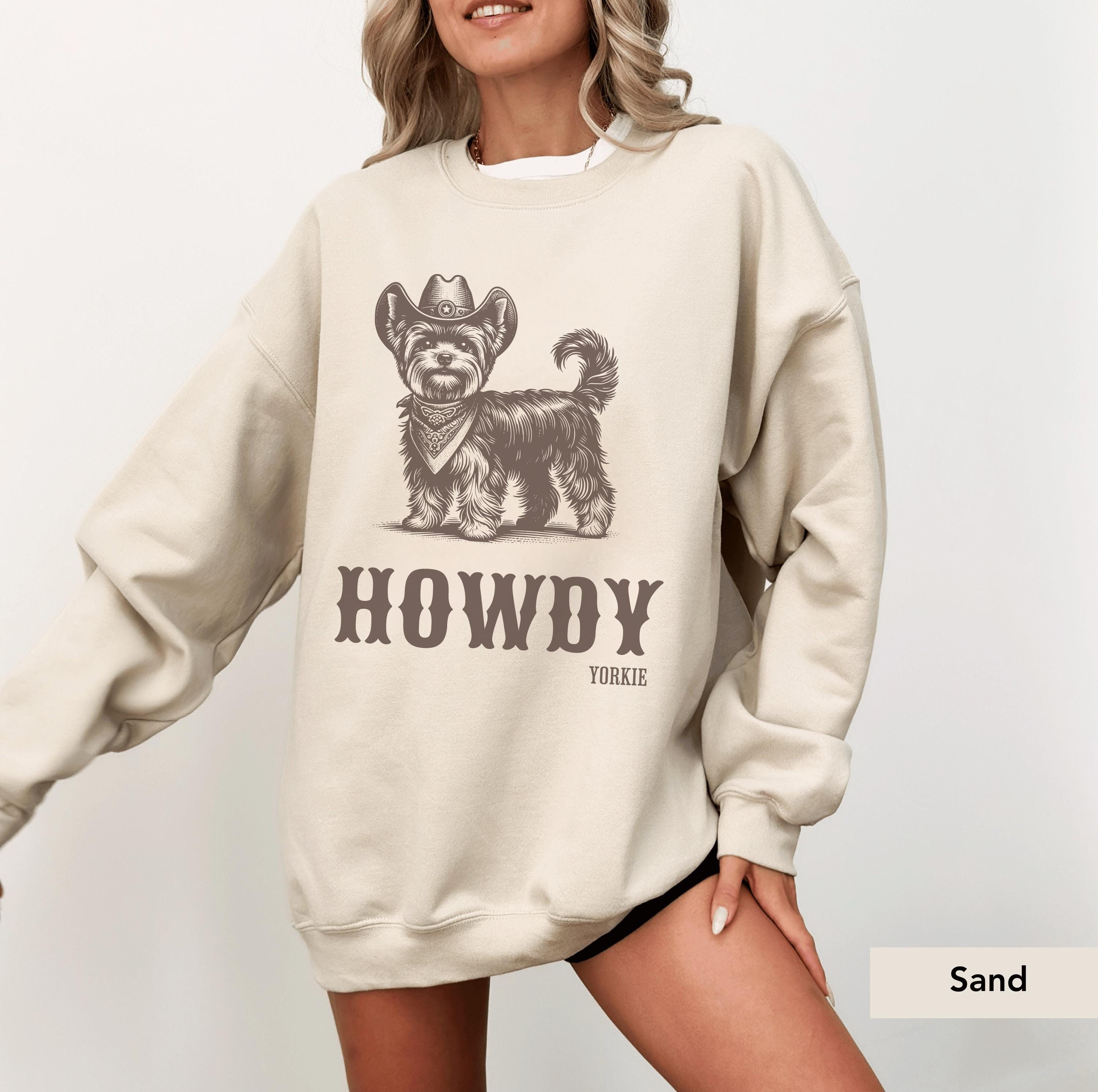 Yorkie Sweatshirt - Etsy