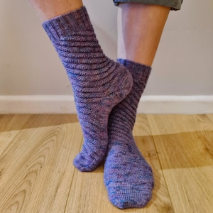 Parallel Universe Socks, Sock Knitting Pattern, Knitted Socks, Wool Socks,PDF Instant Download, geek socks