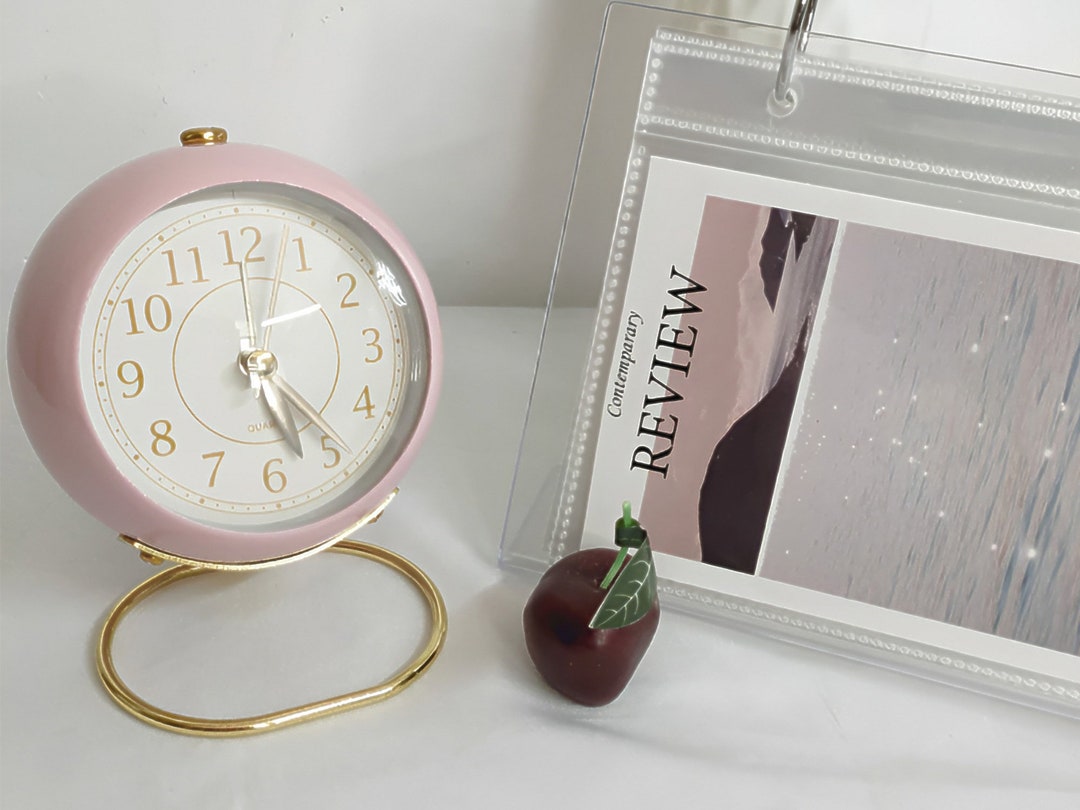 Automatic Clock Cute Table Clock Aesthetic Clock Electronic Etsy