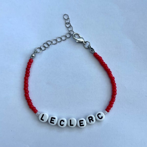 Charles Leclerc Bracelet Etsy