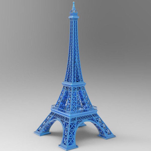 3D Eiffel Tower* 3D STL file* 3D STL Model* 3D Printer Model* 3D Digital Printing STL File for 3D Printers*