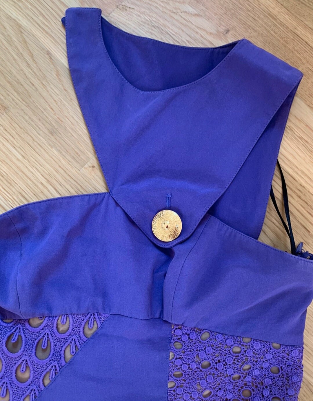 Special Edition Dress Versace X H&M Purple Dress Etsy