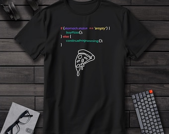 Unisex t-shirt for programmers with javascript code, Funny Programming t-shirt, Software Engineer Shirt, Gifts for Programmers