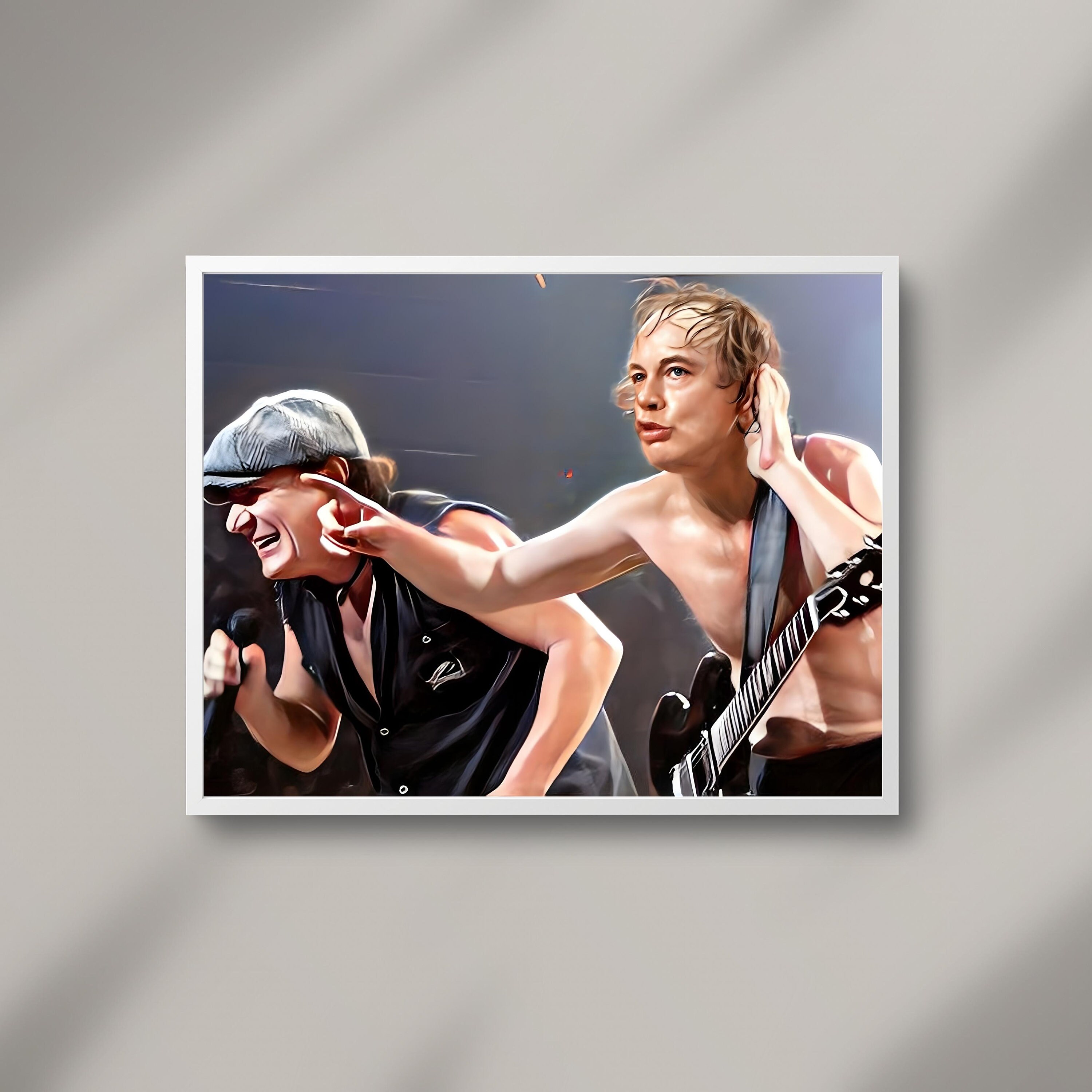 Custom Handmade AC/DC Fan Art Paintings Instant Download - Etsy