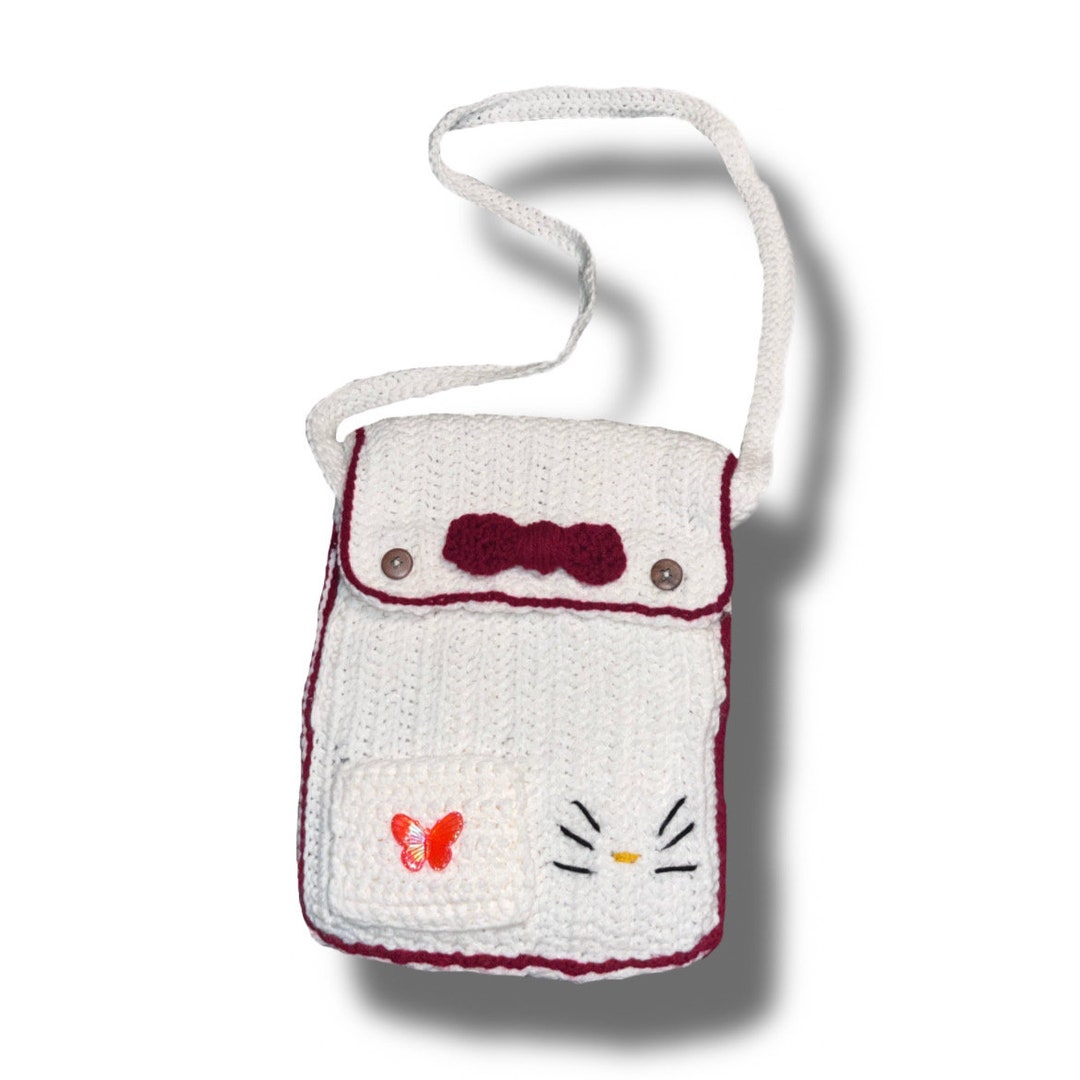 Hello Kitty Themed Messenger Bag Etsy