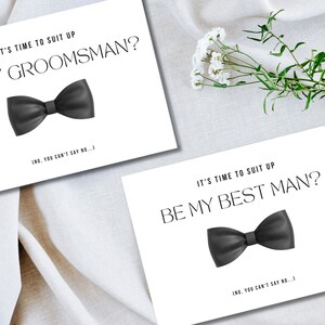 Will You Be My Groomsman Proposal Card, Groomsman Proposal, Personalized Groomsmen Gifts, Customizable Template