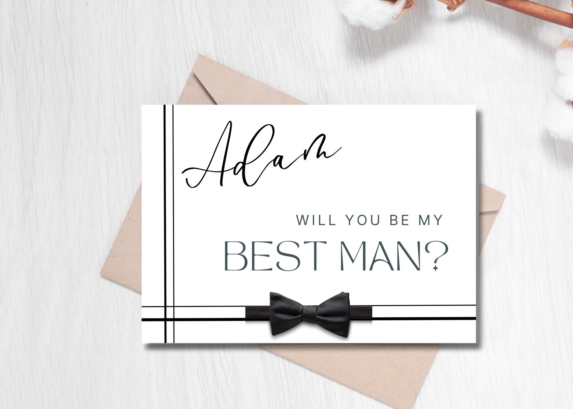 Jr Groomsman Proposal, Groomsmen Proposal Card, Best Man Proposal Card