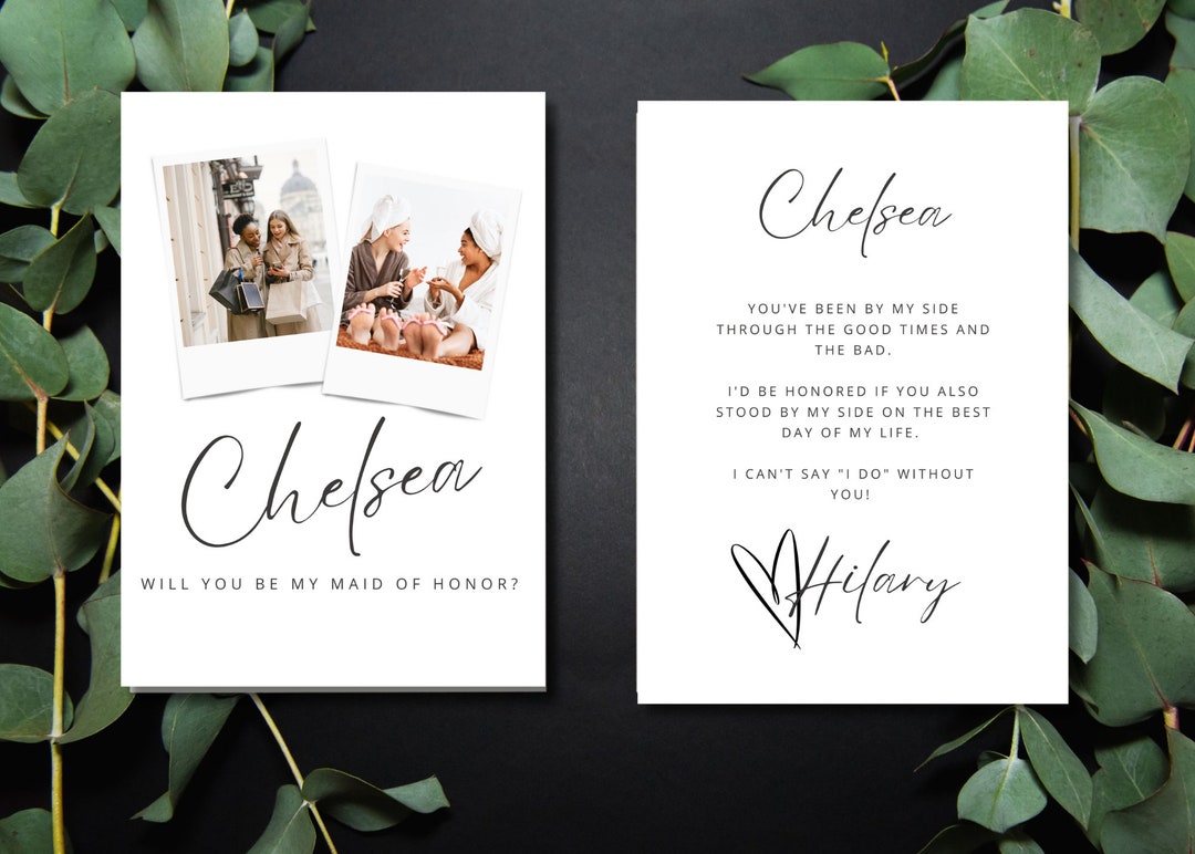 Bridesmaid Proposal Card, Jr Bridesmaid Proposal, Will You Be My ...