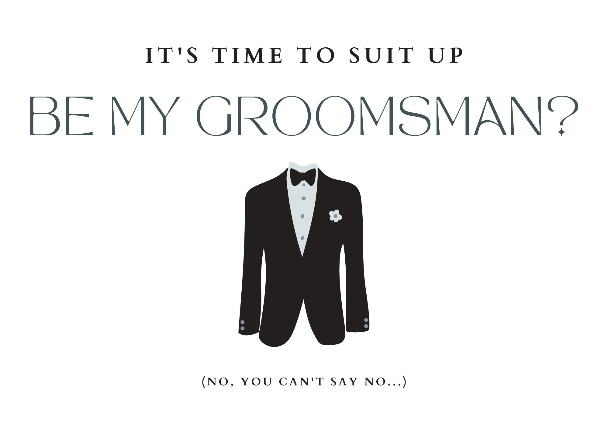 Best Man Proposal Card, Groomsman Proposal, Ring Bearer Proposal, Will ...