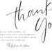 Bridesmaid Thank You Card, Bridesmaid Thank You Card Template, Modern ...