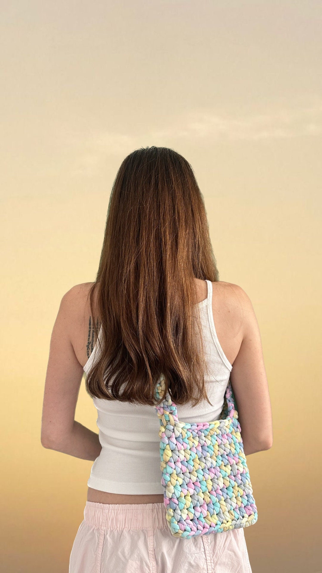 COLORFUL CROSSBODY BAG Small Crossbody Bag Bag Multicolor Etsy