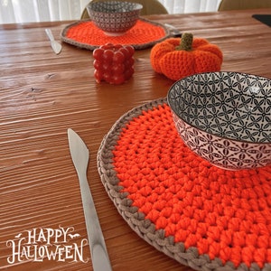HALLOWEEN DINNER SET Amerikanischer Service und Kürbis Dekore für Halloween Party Halloween Geschenk Nettes Kleines Kürbis Dekor für Halloween Tisch