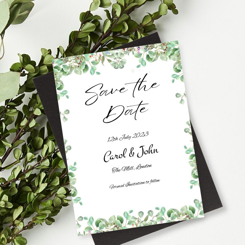 Editable Save the Date Printable Template ,wedding Printable,printable ...
