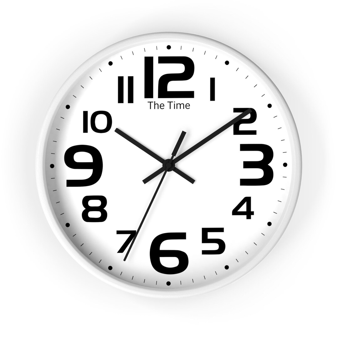 Simply Wall Clock Small Wall Clock Wall Clock Quiet Etsy