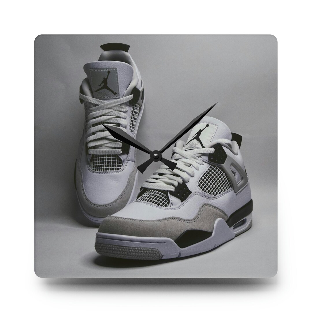 Air Jordan Wall Clock Jordan Shoe Clock Sneaker Clock Etsy