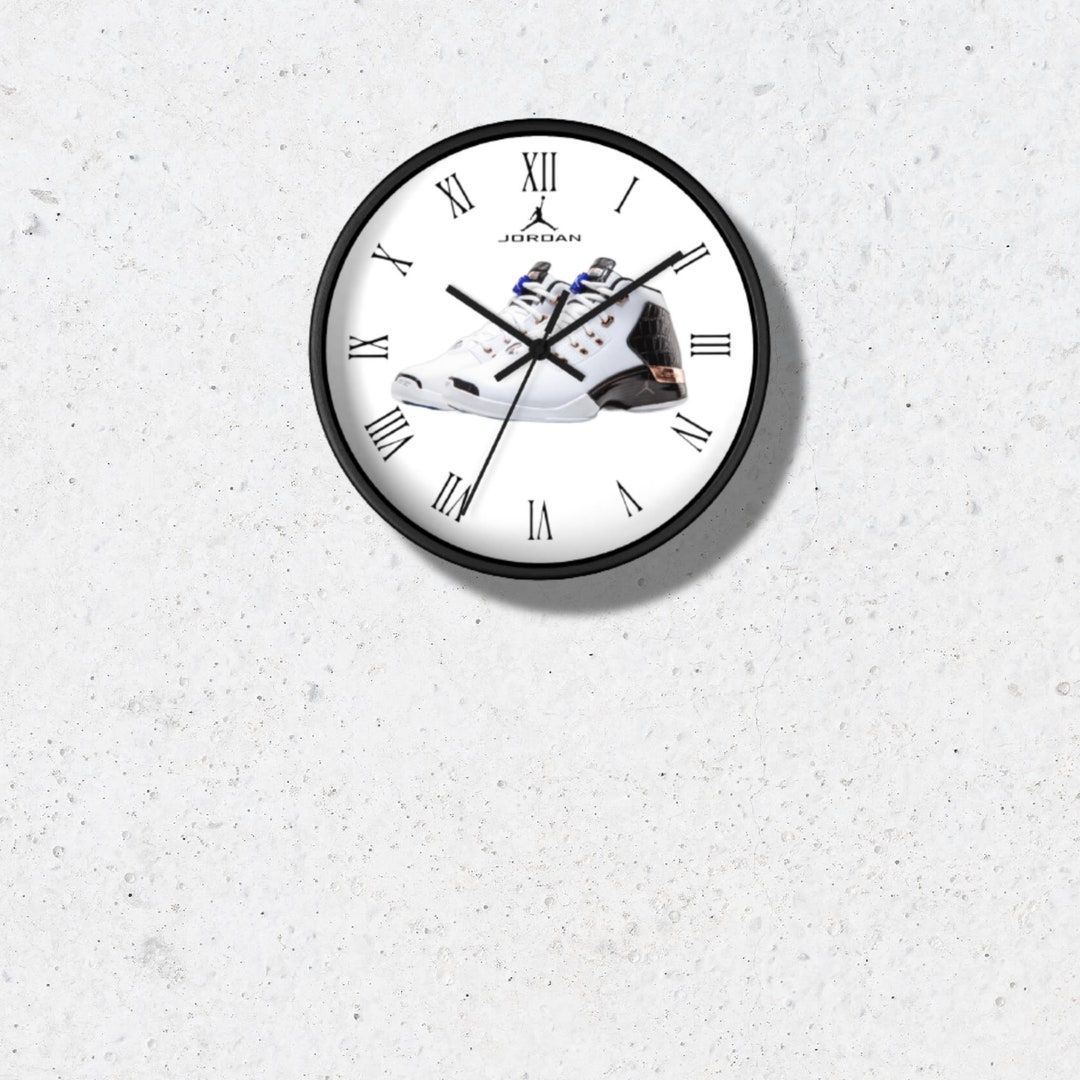jordan shoe clock