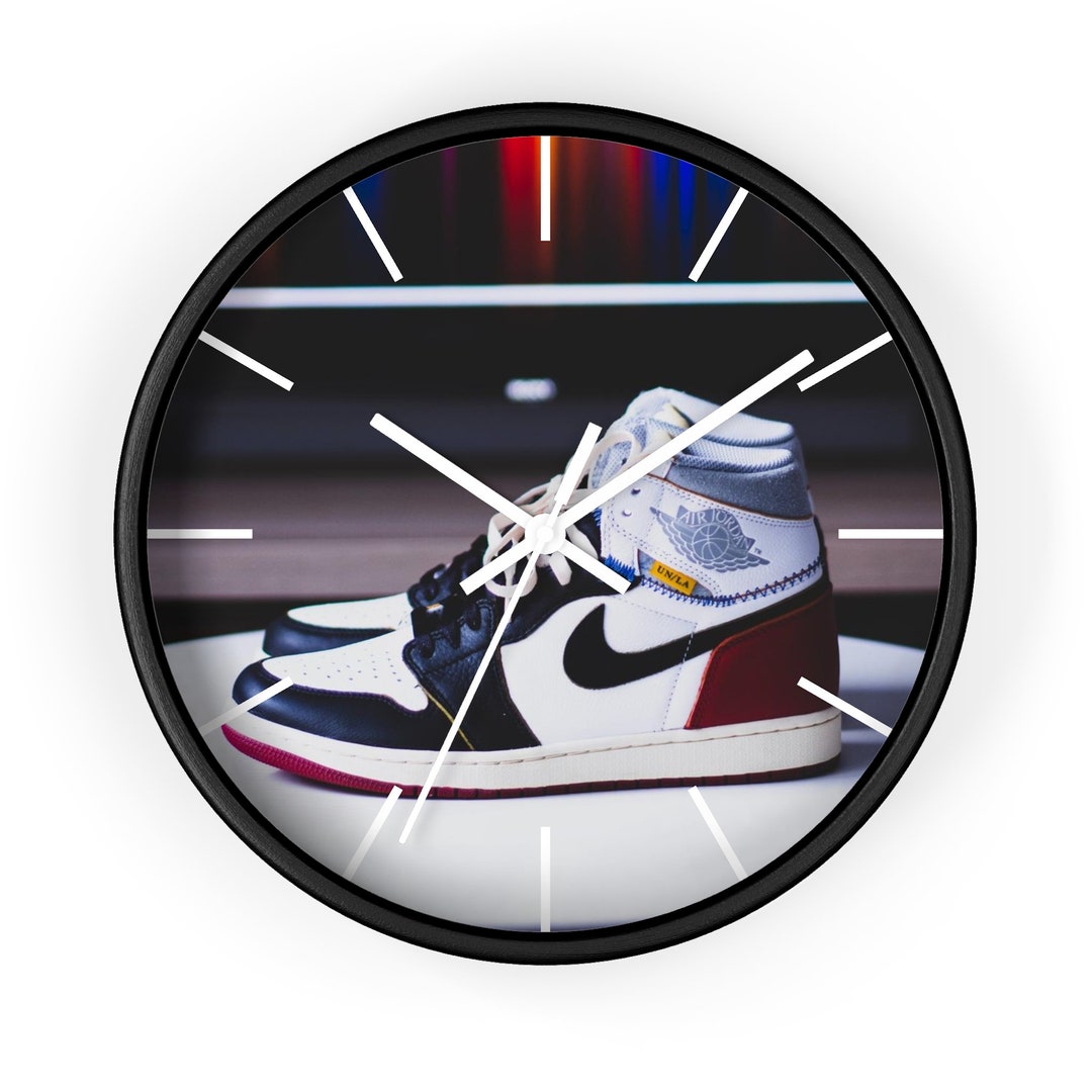jordan shoe clock
