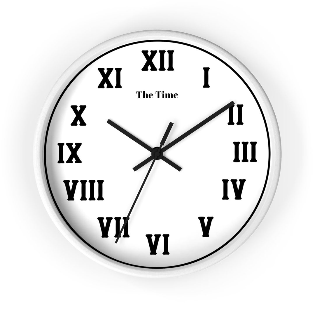 Simiply Wall Clock Small Wall Clock Wall Clock Quiet Etsy