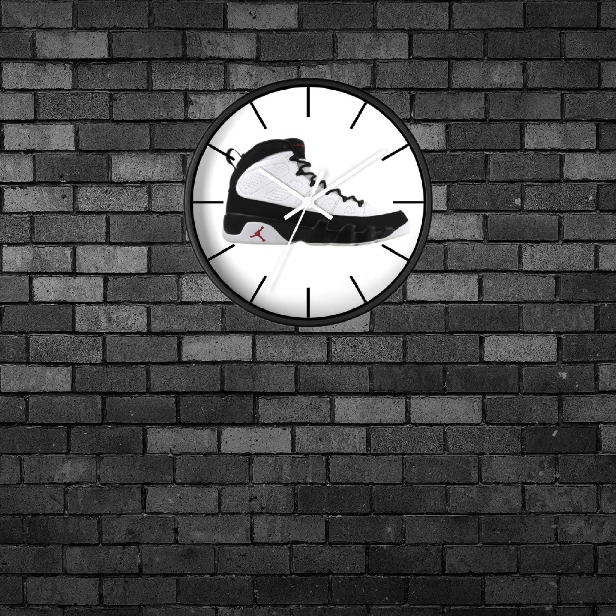 jordan shoe clock