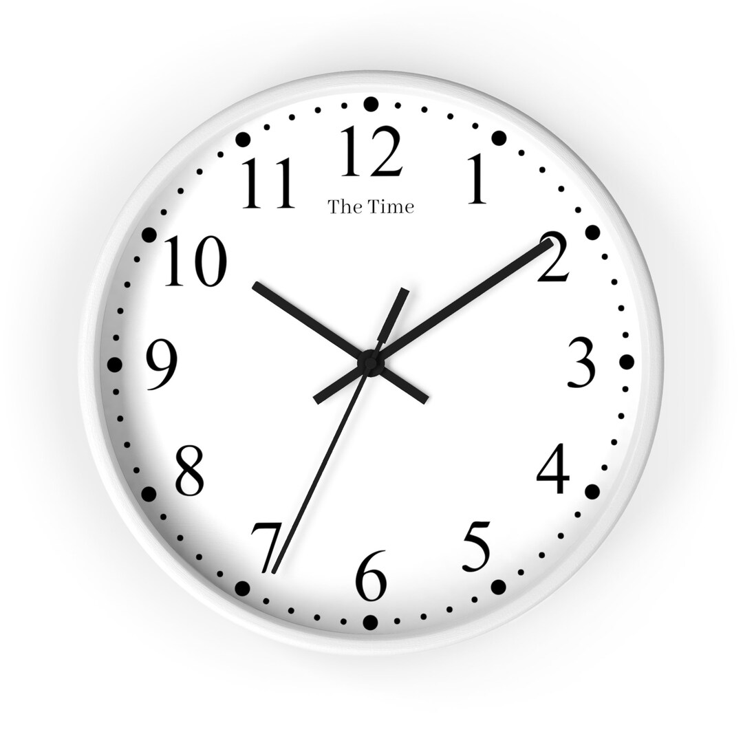 Simply Wall Clock Small Wall Clock Wall Clock Quiet Etsy