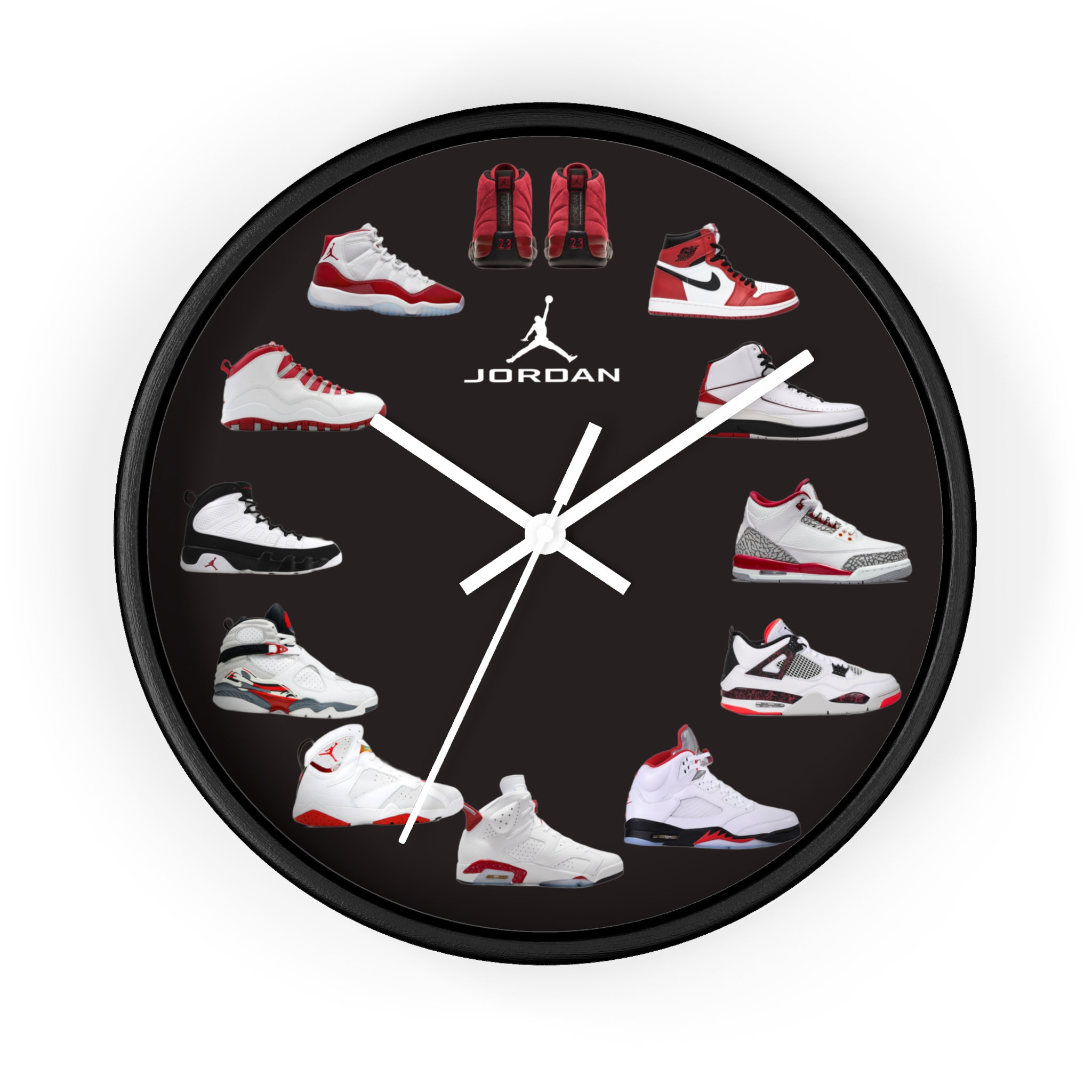 jordan shoe clock