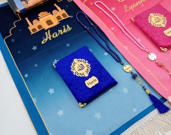 Luxury Kids Prayer Mat, Kids Kaaba Prayer Rug, Ramadan Eid, Kids Prayer Rug, Eid Gift For Children, İslamic Gift, islam baby