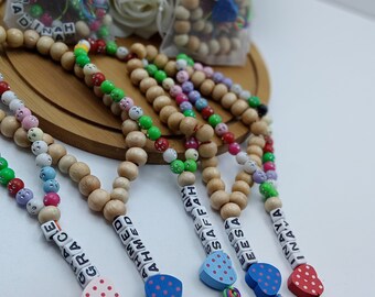 Prayer Beads Tasbeeh For Kids |Masbaha Favors |Wedding Favors | Islamic Baby Shower Favor | Eid Favor | Graduation Favor |Muslim Party Favor