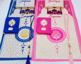 Luxury Kids Prayer Mat, Kids Kaaba Prayer Rug, Ramadan Eid, Kids Prayer Rug, Eid Gift For Children, İslamic Gift