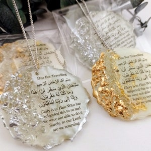 Dua For Travel, upominki ślubne, upominki z żywicy epoksydowej, upominki z okazji zaręczyn, upominki z żywicy epoksydowej, upominki rocznicowe, upominki islamskie