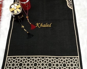Personalized Couple Set | Pearl Prayer Beads Islamic Gift Set | Eid Gift | Wedding Gift | Birthday Gift | Couple Set Gift