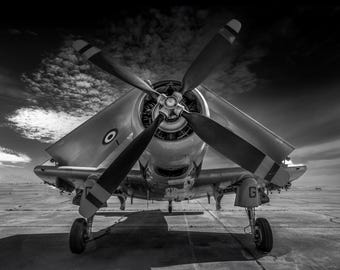WW2 vintage gevechtsvliegtuigen luchtvaart cadeau voor piloot Douglas AD-4N Skyraider