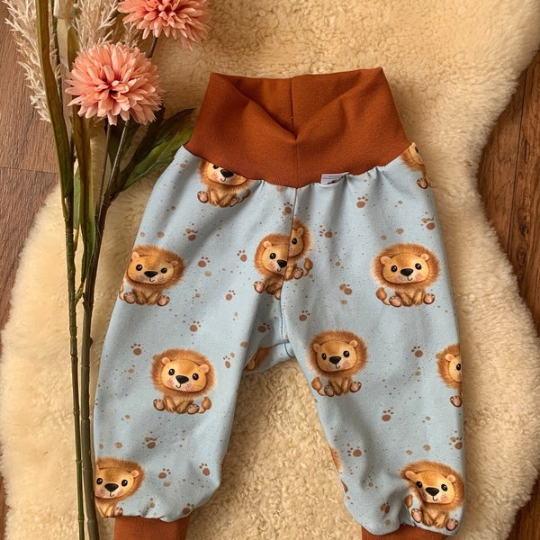 Baby bloomers Leo lion / lion / wild cat / Africa / lion child (suitable for cloth diapers)