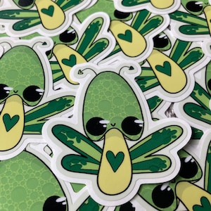 Adesivo laminato con fata dei funghi carini. Regalo per gli amanti dei funghi e degli adesivi. Durevole, impermeabile, Core Art per diario, laptop, auto.