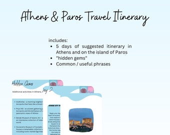Athen und Paros Reiseroute - 5 Tage Griechenland Reiseroute - Griechenland Reiseführer