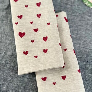 Heart Napkins