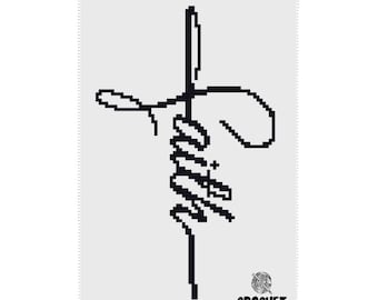 Faith C2C Crochet Afghan Pattern: Christian Graphgan (PDF Pattern)