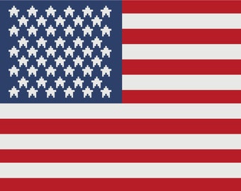 American Flag Crochet Afghan Pattern: Tapestry Graphgan (PDF Pattern)